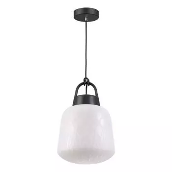 Светильник STREET, 1x60Вт E27, цвет белый абажур/черная арматура