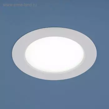 Светильник светодиодный 9911, 6 Вт, 4200К, LED, цвет белый, d=70мм