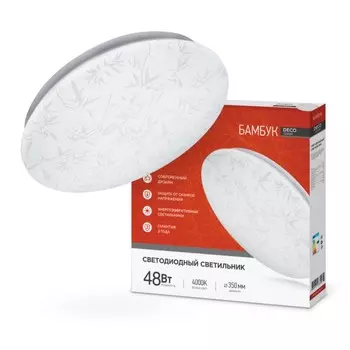 Светильник светодиодный «Бамбук» 48Вт 230В 4000К 3120Лм 380х55 мм