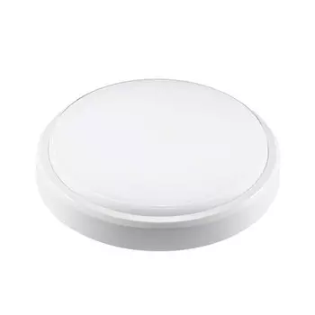 Светильник светодиодный "Банник" PBH-PC2-RA 12Вт 4000К IP65 ЖКХ кругл. пылевлагозащ. бел. JazzWay 1035660