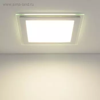 Светильник светодиодный DLKS200, 18 Вт, 4200К, LED, цвет белый, d=160мм