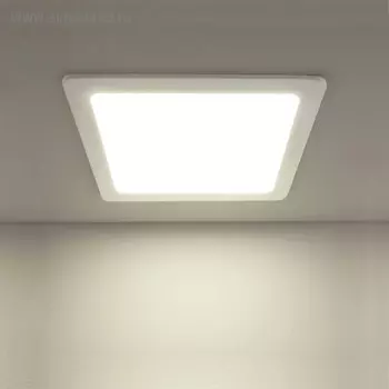 Светильник светодиодный DLS003, 18 Вт, 4200К, LED, цвет белый, d=205мм