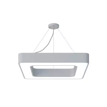 Светильник светодиодный Geometria Quadro 60Вт 4000К 5500Лм IP40 60х60х8 белый