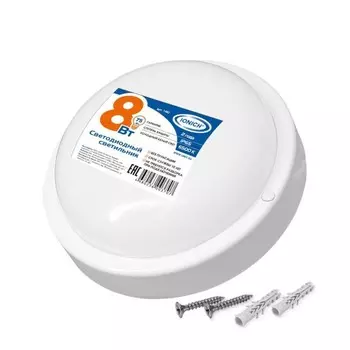 Светильник светодиодный ILED-SMD2835-СПП-8-650-220-6.5-IP65-R ЖКХ IONICH 1463