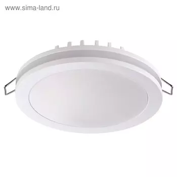Светильник светодиодный KLAR, 18 Вт, 4000К, LED, цвет белый, d=85мм