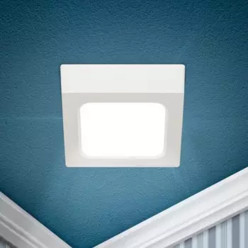 Светильник светодиодный LED накладной квадратный 12Вт 4000К