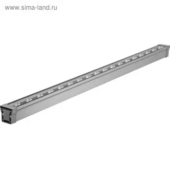 Светильник светодиодный LL-889, 18W, 2700К, 85-265V, IP65, 100x4,6x4,6 см, цвет серебро