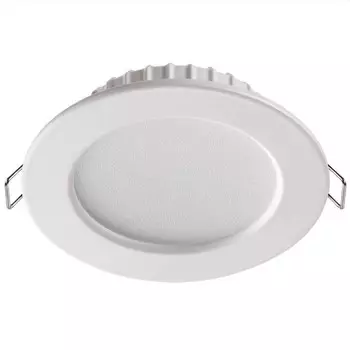 Светильник светодиодный LUNA, 10 Вт, 4100К, LED, цвет белый, d=85мм