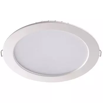 Светильник светодиодный LUNA, 15 Вт, 4100К, LED, цвет белый, d=115мм