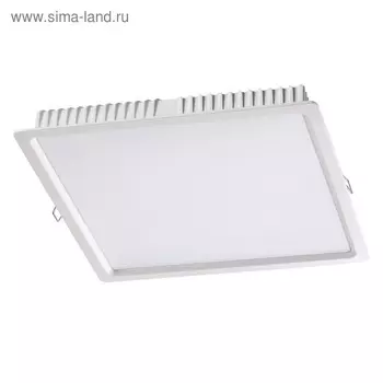 Светильник светодиодный LUNA, 25 Вт, 4100К, LED, цвет белый, d=205мм