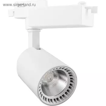 Светильник светодиодный на шинопровод AL102, 12W, 4000К, 60 градусов, цвет белый