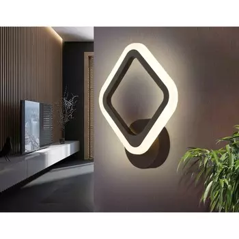 Светильник светодиодный настенный Ambrella light, Original, FA540, LED, 15 Вт, 1125Lum, 3000-6400К, цвет кофе
