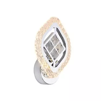 Светильник светодиодный настенный с хрусталём Ambrella light, Ice, FA279, LED, 12 Вт, 900Lum, 3000-6400К, цвет хром