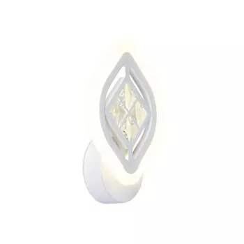 Светильник светодиодный настенный с хрусталём Ambrella light, Ice, FA277, LED, 12 Вт, 900Lum, 3000-6400К, цвет белый