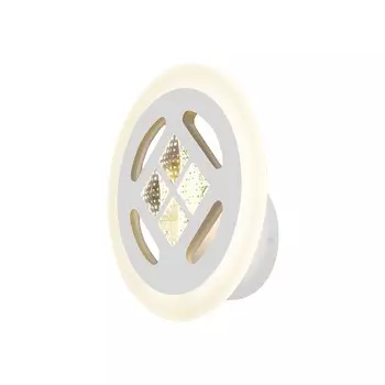 Светильник светодиодный настенный с выключателем Ambrella light, Ice, FA2955, LED, 20 Вт, 1700Lum, 3000-6400К, цвет белый