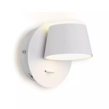 Светильник светодиодный настенный с выключателем на корпусе Ambrella light, Wall, FW166, LED, 10 Вт, 700Lum, 3000К, цвет белый, песок