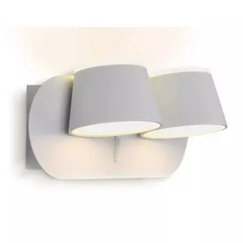 Светильник светодиодный настенный с выключателем на корпусе Ambrella light, Wall, FW171, LED, 20 Вт, 1400Lum, 3000К, цвет белый, песок