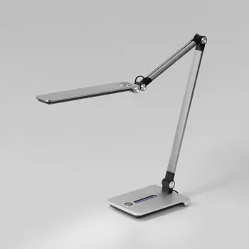 Светильник светодиодный настольный Elektrostandard, Great, 205х150х1080 мм, 10Вт, LED, 570Лм, 3000/4000/6000К, цвет серебряный