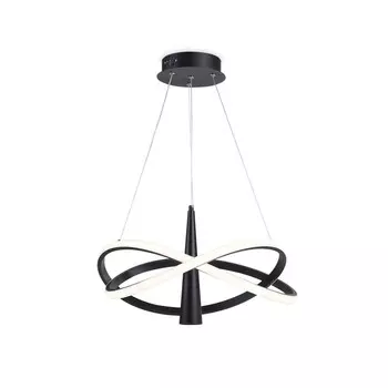 Светильник светодиодный подвесной Ambrella Comfort Linetech FL5368 с пультом ДУ, 47Вт, Led, цвет чёрный