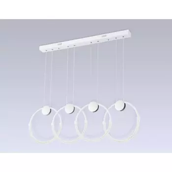 Светильник светодиодный подвесной Ambrella light, Line, FL10598, LED, 45 Вт, 3375Lum, 4200К, цвет белый, хром