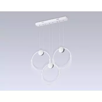 Светильник светодиодный подвесной Ambrella light, Line, FL10595, LED, 34 Вт, 2550Lum, 4200К, цвет белый, хром
