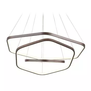 Светильник светодиодный подвесной Ambrella light, Line, FL366, LED, 84 Вт, 6300Lum, 4200К, цвет кофе
