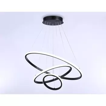 Светильник светодиодный подвесной Ambrella light, Line, FL40821, LED, 56 Вт, 4200Lum, 4200К, цвет чёрный