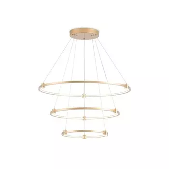 Светильник светодиодный подвесной Ambrella light, LineTech, FL5516, LED, 90 Вт, 7200Lum, 3000-6400К, цвет золото