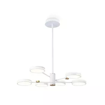 Светильник светодиодный подвесной Ambrella light, LineTech, FL51635, 6хLED, 50 Вт, 3750Lum, 3000-6400К, цвет белый, золото
