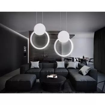 Светильник светодиодный подвесной Ambrella light, LineTech, FL5251, LED, 9 Вт, 675Lum, 4200К, цвет белый