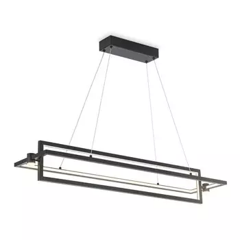 Светильник светодиодный подвесной Ambrella light, LineTech, FL5737, LED, 45 Вт, 3600Lum, 3000-6400К, цвет чёрный