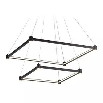 Светильник светодиодный подвесной Ambrella light, LineTech, FL5597, LED, 60 Вт, 4800Lum, 3000-6400К, цвет чёрный