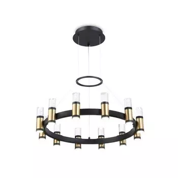 Светильник светодиодный подвесной Ambrella light, LineTech, FL6206, LED, 72 Вт, 5400Lum, 4200К, цвет чёрный, золото