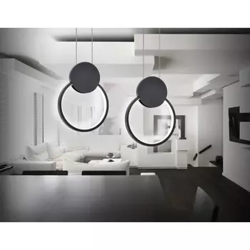 Светильник светодиодный подвесной Ambrella light, LineTech, FL5252, LED, 9 Вт, 675Lum, 4200К, цвет чёрный