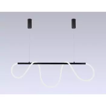 Светильник светодиодный подвесной с пультом Ambrella light, Line, FL10533, LED, 53 Вт, 3975Lum, 3000-6400К, цвет чёрный хром