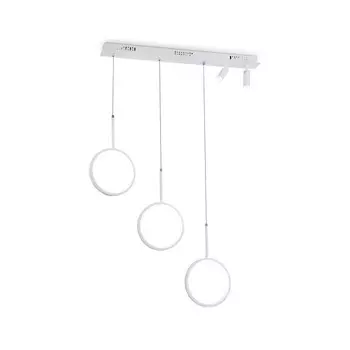 Светильник светодиодный подвесной с пультом Ambrella light, LineTech, FL5277, LED, 59 Вт, 4425Lum, 3000-6400К, цвет белый