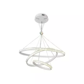 Светильник светодиодный подвесной с пультом Ambrella light, Original, FA6157, 3хLED, 106 Вт, 7950Lum, 3000-6400К, цвет белый