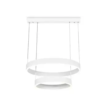 Светильник светодиодный подвесной с пультом управления Ambrella light, Original, FA6611, LED, 85 Вт, 6375Lum, 3000-6400К, цвет белый, белый матовый