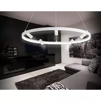Светильник светодиодный подвесной с пультом Ambrella light, LineTech, FL5288, LED, 72 Вт, 5400Lum, 3000-6400К, цвет белый