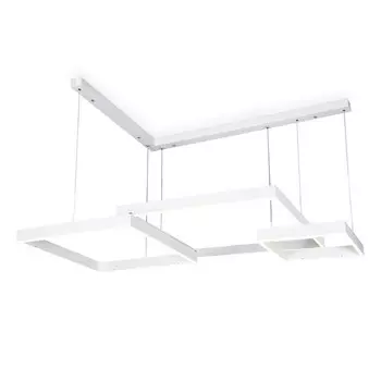 Светильник светодиодный подвесной с пультом управления Ambrella light, Original, FA6646, LED, 195 Вт, 14625Lum, 3000-6400К, цвет белый, белый матовый
