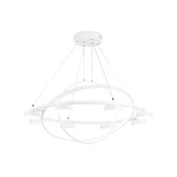 Светильник светодиодный подвесной с пультом Ambrella light, LineTech, FL51777, 11хLED, 112 Вт, 8400Lum, 3000-6400К, цвет белый
