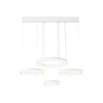 Светильник светодиодный подвесной с пультом Ambrella light, Original, FA4325, 4хLED, 168 Вт, 12600Lum, 3000-6400К, цвет белый