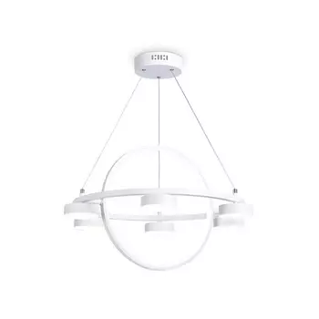 Светильник светодиодный подвесной с пультом Ambrella light, LineTech, FL51772, 8хLED, 58 Вт, 4350Lum, 3000-6400К, цвет белый