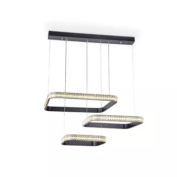 Светильник светодиодный подвесной с пультом Ambrella light, Original, FA6166, LED, 105 Вт, 7875Lum, 3000-6400К, цвет чёрный