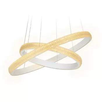 Светильник светодиодный подвесной с пультом Ambrella light, Original, FA615, 1хLED, 90 Вт, 6300Lum, 3000-6400К, цвет белый