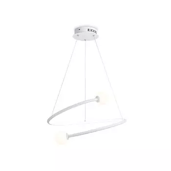Светильник светодиодный подвесной с пультом управления Ambrella light, LineTech, FL66291, LED, 39 Вт, 2925Lum, 3000-6400К, цвет белый, белый матовый
