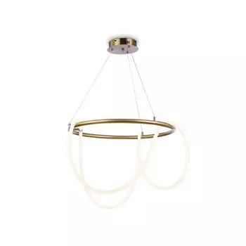 Светильник светодиодный подвесной с пультом Ambrella light, Line, FL10503, LED, 74 Вт, 5550Lum, 3000-6400К, цвет латунь