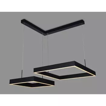 Светильник светодиодный подвесной с пультом управления Ambrella light, Original, FA6644, LED, 108 Вт, 8100Lum, 3000-6400К, цвет чёрный, белый матовый