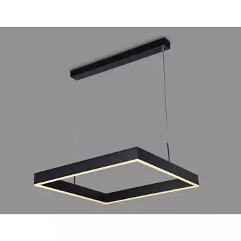 Светильник светодиодный подвесной с пультом управления Ambrella light, Original, FA6626, LED, 65 Вт, 4875Lum, 3000-6400К, цвет чёрный, белый матовый