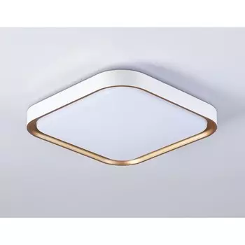 Светильник светодиодный потолочный Ambrella light, Air, FZ1253, LED, 18 Вт, 1350Lum, 5000К, цвет белый, золото